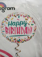 Foil Balloon-Sprinkles Ontop Bday