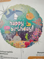 Foil Balloon-H/Bday Under The Sea 18"