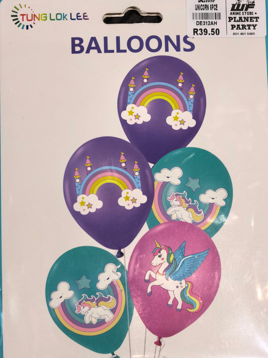Balloon-Unicorn Bouqet 6pce
