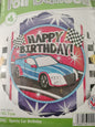 Foil Balloon-H/Bday Sports Car 18"