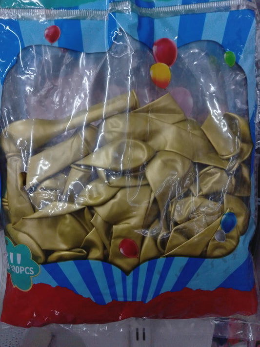 Balloon - Reflex Chrome Gold 5" 100's