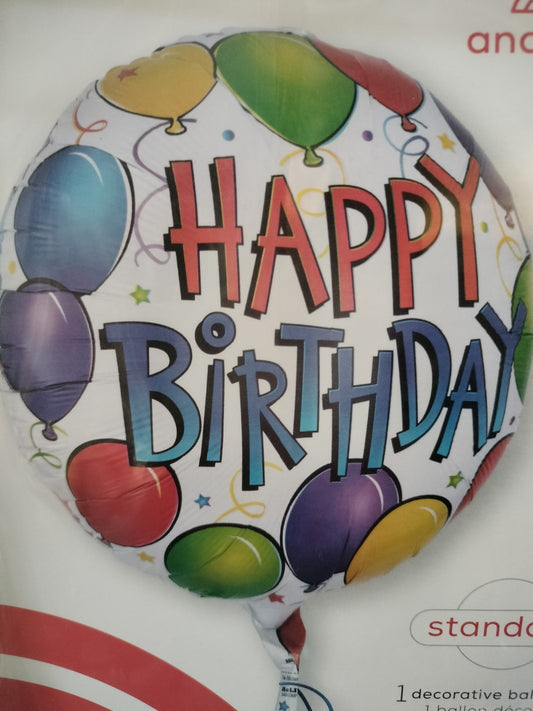 Foil Balloon-Fun Bday 18"
