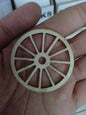 Wooden-Cart Wheel 50mm