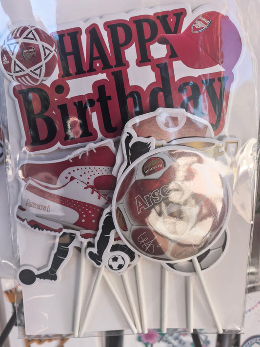 Cake Topper- Arsenal 5pce