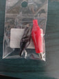 Crocodile Clip-Black/Red 2's
