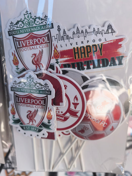 Cake Topper- Liverpool 5pce