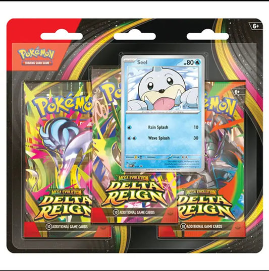 Pokémon-TCG Mega Evolution Delta Reign  Blister 3-Pack *Pre-Order*