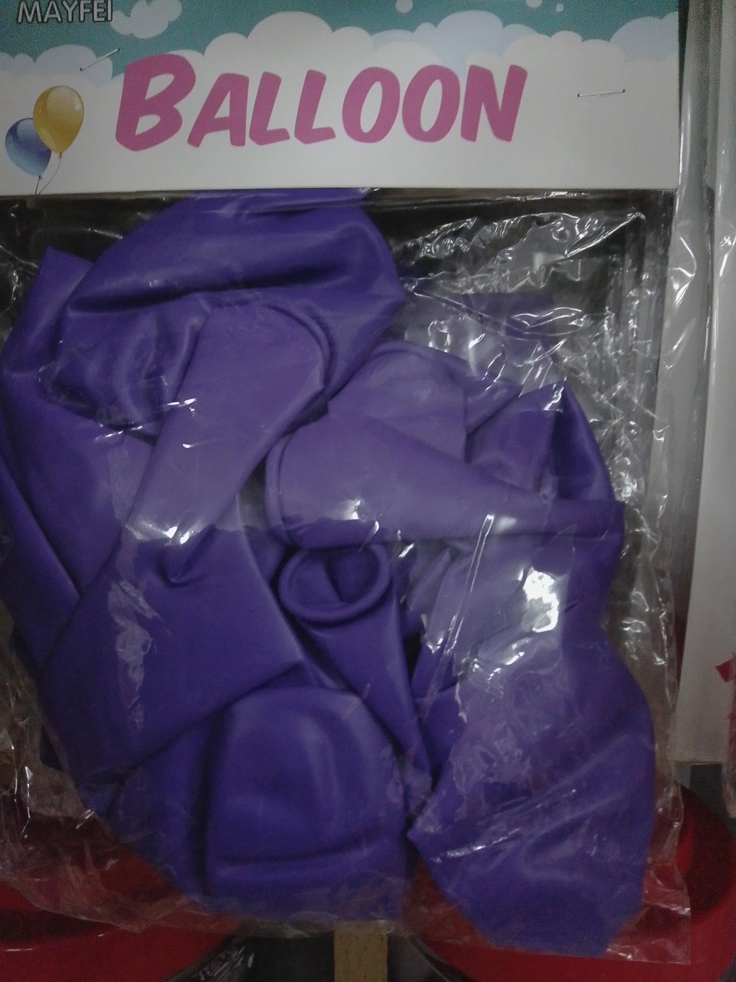 Balloon-Purple Std  10's