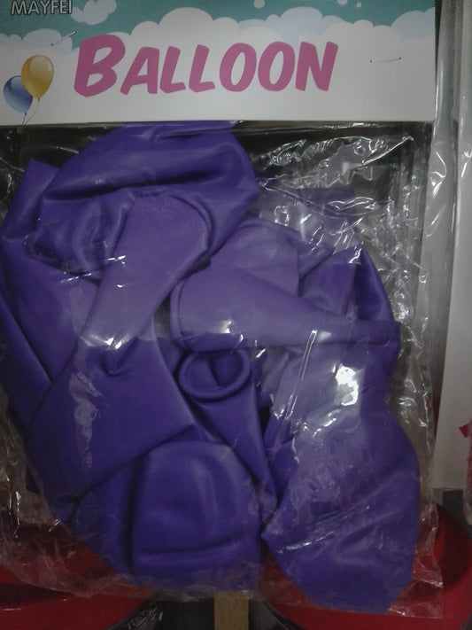 Balloon-Purple Std  10's
