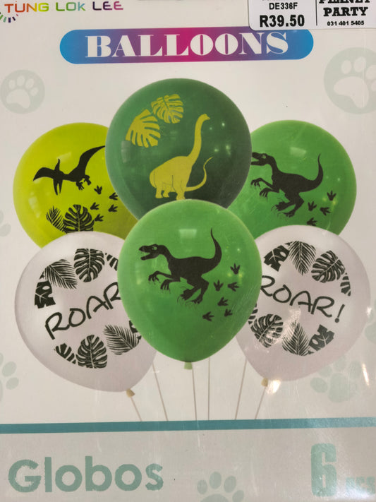 Balloon-Reptiles Bouqet 6pce