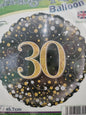 Foil Balloon- Black Fizz 30 18''