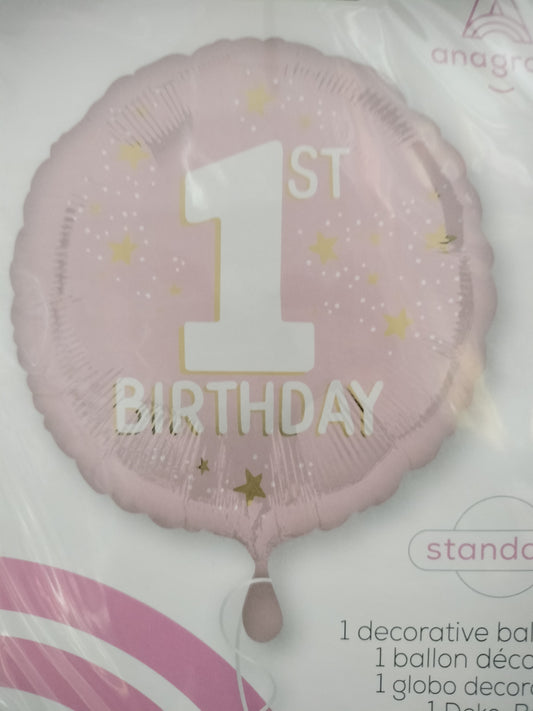 Foil Balloon-Little Miss One-Derful 18"