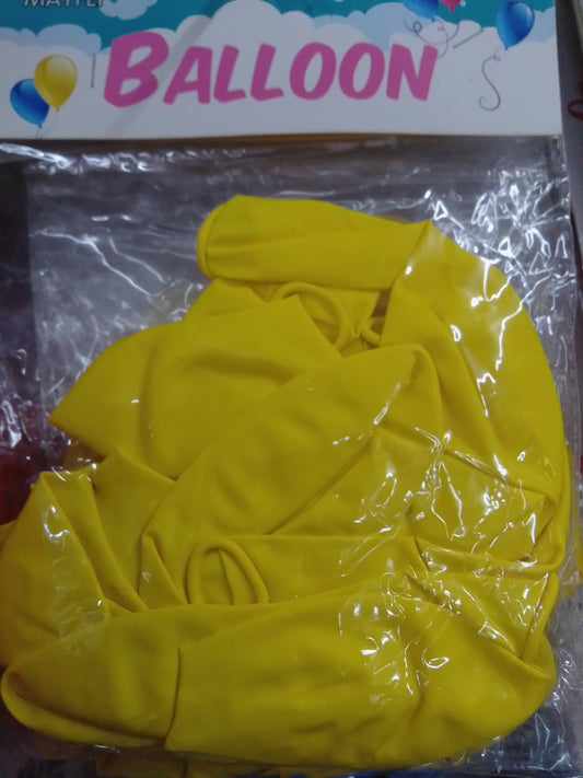 Balloon-Yellow Std 10's