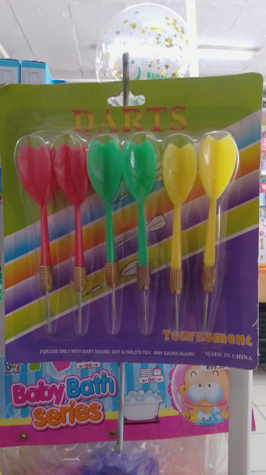 Darts 3Pce Metal+Plastic