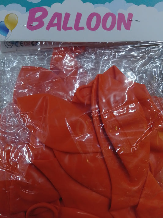 Balloon-Orange Std  10's
