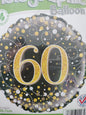Foil Balloon-Black Fizz 60 18"