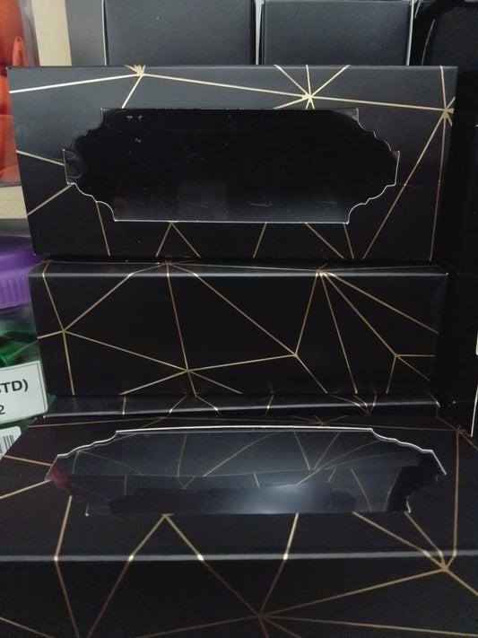 Gift Box-Macaron Black 15.5x6.5x5.2cm