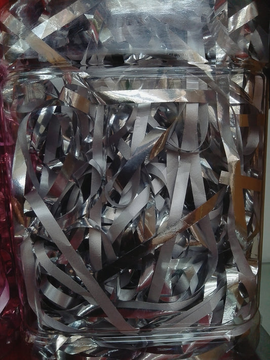 Ribbon-Metallic Silver 1.5m