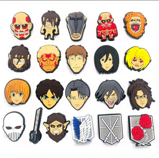 Attack on Titan-Crocs Pins